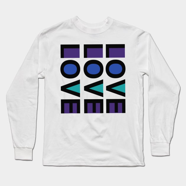 LOVE LOVE LOVE Long Sleeve T-Shirt by TTLOVE